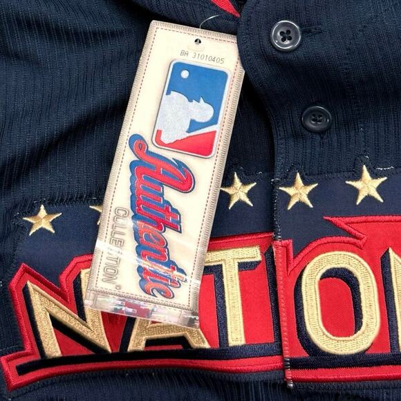 NWT Majestic MLB 2014 National League‎ Authentic All Star Cool Base Jersey 52 - Picture 3 of 6